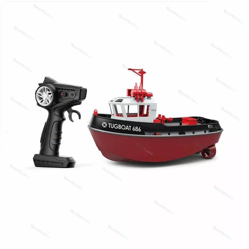 Tugboat 686 Heng Long 2.4 Ghz Black