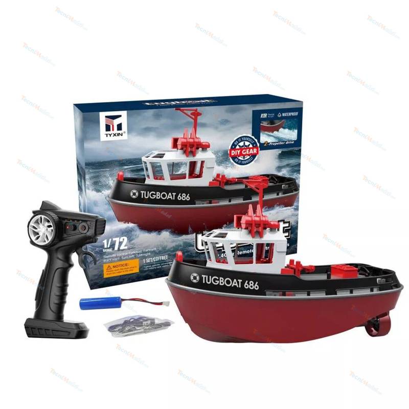 Tugboat 686 HengLong 2.4 Ghz Black