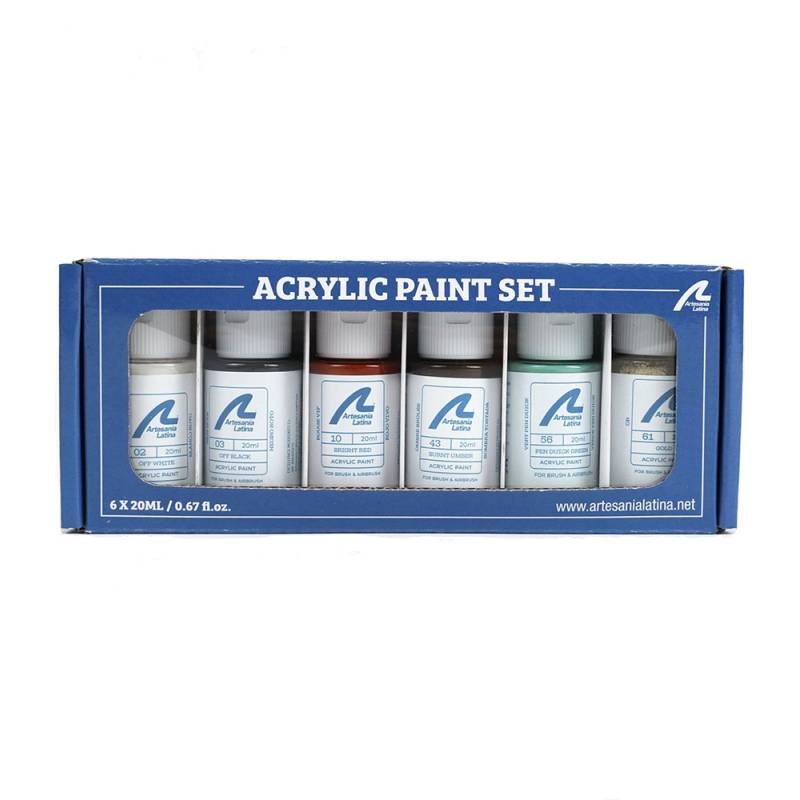 Pack Peinture Acrylique pour Pen Duick (6 x 20 ml) Artesania Latina 277PACK32