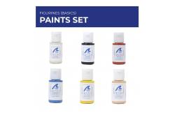 Pack de base Peinture Acrylique pour figurines Artesania Latina 277PACK14