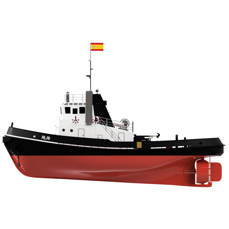 Tugboat ALAI 1/35 all-wood kit