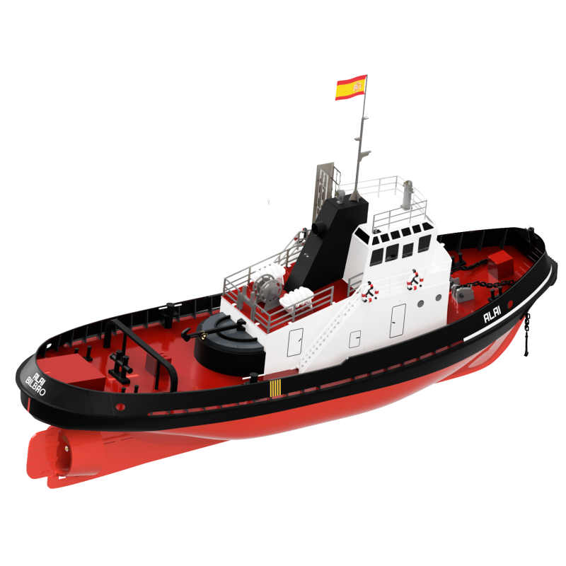 Tugboat ALAI 1/35 all-wood kit