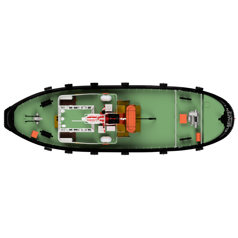 Tugboat Icebreaker Elbehafen 1/50 all-wood kit