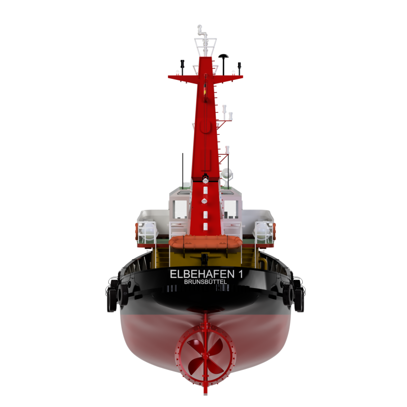 Tugboat Icebreaker Elbehafen 1/50 all-wood kit