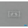 2 Clear replacement lenses for 7-chamber rear light Veroma 207037 - Veroma 18003