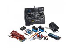 Truck-Set avec radio Reflex Stick II 6 voies + servos + lumières chargeur + batterie CARSON 500501015