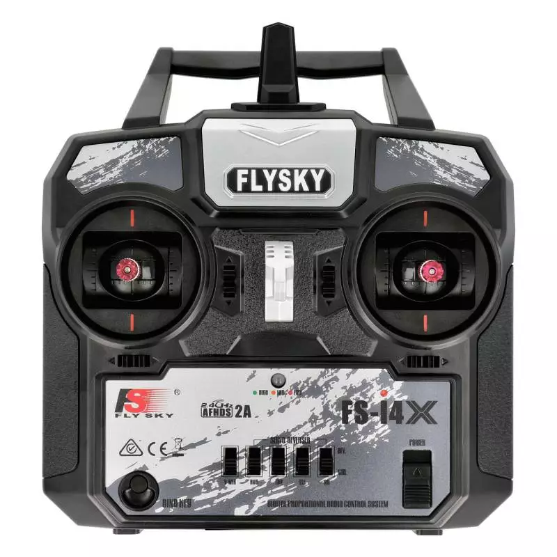 Radio FLYSKY FS-i4X 4 voies 2,4Ghz + récepteur A6 AFHDS2A