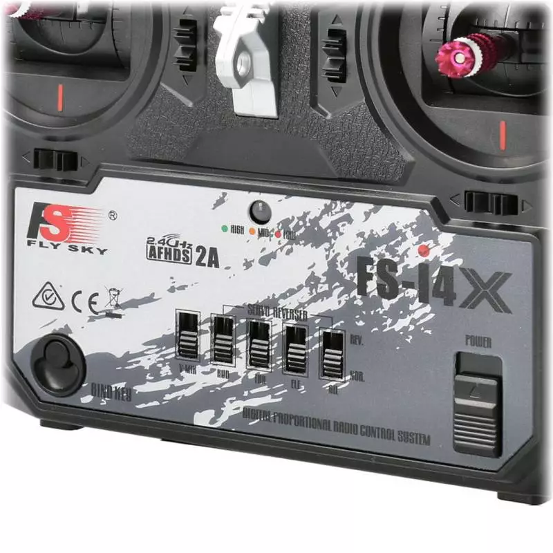 Radio FLYSKY FS-i4X 4 voies 2,4Ghz + récepteur A6 AFHDS2A