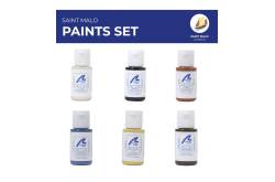 Pack Peinture Acrylique Doris de Saint Malo par Artesania Latina (6 flacons)