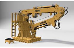 ATLAS 5 Tons marine crane 1/32 - Krick 28101