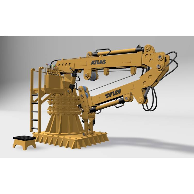 ATLAS 5 Tons marine crane 1/32 - Krick 28101