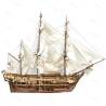 HMS Bounty 1/45 all-wood kit by OCCRE
