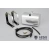 90mm Chrome-plated metal tank for 1/14 scale trucks - Lesu G-6012-90