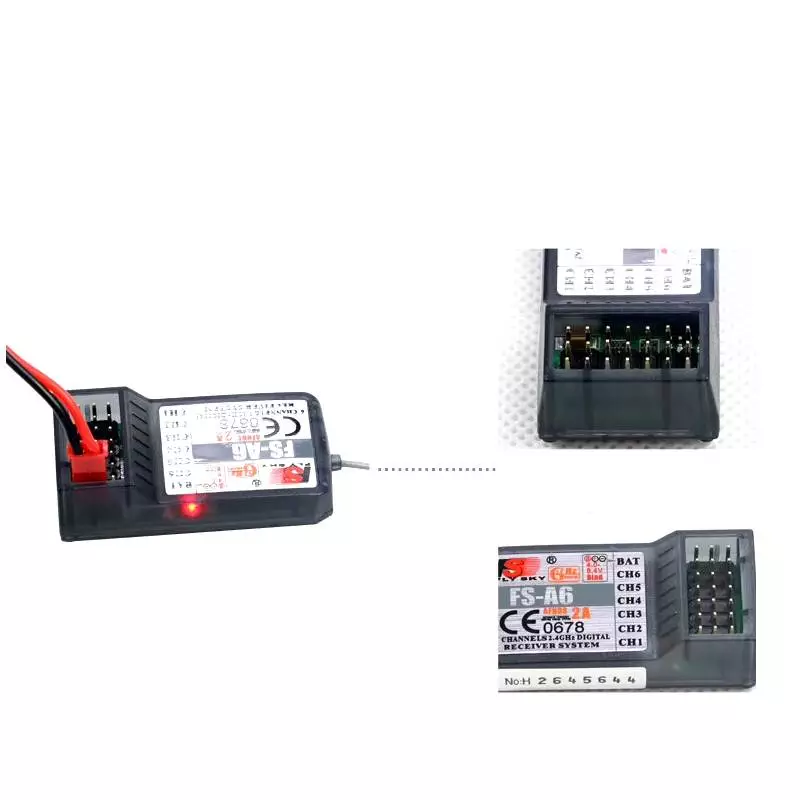 Récepteur 6 voies FS-A6 2.4Ghz AFHDS 2A de FlySky