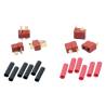3 pairs of T-Dean plugs (3 male + 3 female) LRP - LRP 65831