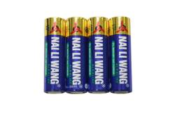 Lot de 4 piles alcalines 1.5v R6 format AA