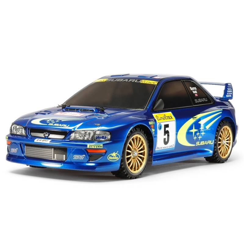 Pack complet Subaru Impreza Tamiya avec radio, chargeur et accu
