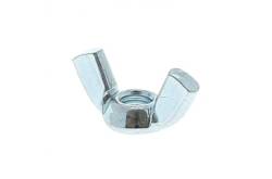 20 M3 wing nuts in White Zinc-plated Steel BN 213