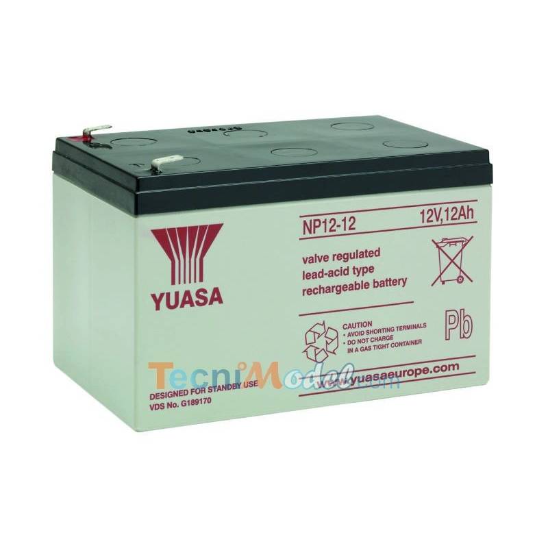 Batterie plomb 12v 12Ah Yuasa NP1212