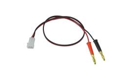 1 AMP-type charging cable with 4mm banana plugs
