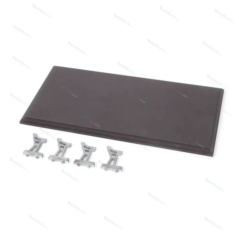 Wood and metal base for battleship USS MISSOURI by OCCRE