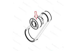14-tooth motor pulley for belt sander Proxxon 28526