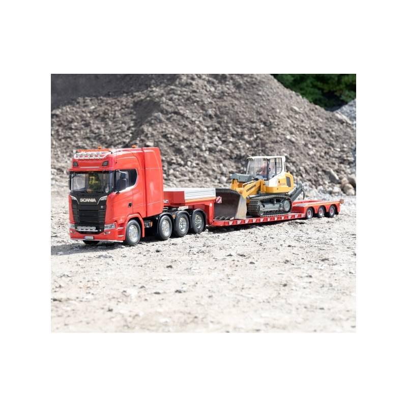 Low-loader semi-trailer with detachable gooseneck 1/14 - Carson 500907700