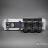 Semi-remorque benne LESU 3 essieux à roues jumelées avec levage hydraulique 1/14 - LESU LS-A0045