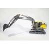Kit d'une pelleteuse hydraulique Volvo EC160E RC 1:14 Jaune