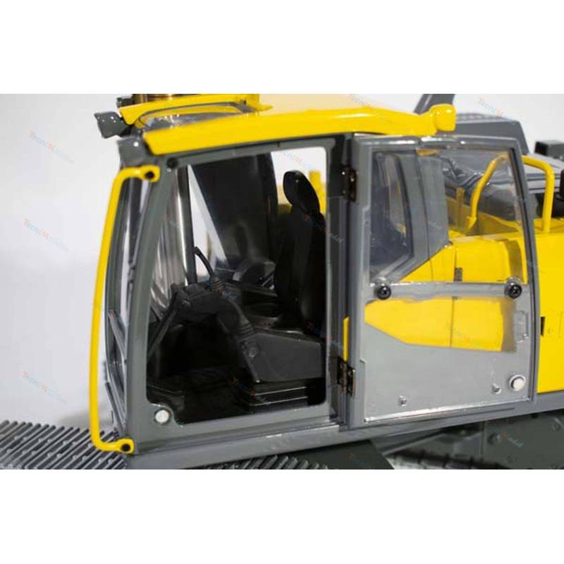 Kit d'une pelleteuse hydraulique Volvo EC160E RC 1:14 Jaune