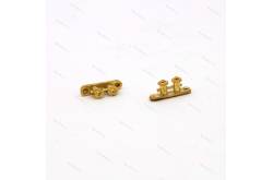 2 Bollards doubles 12mm en laiton Aero-Naut 544612