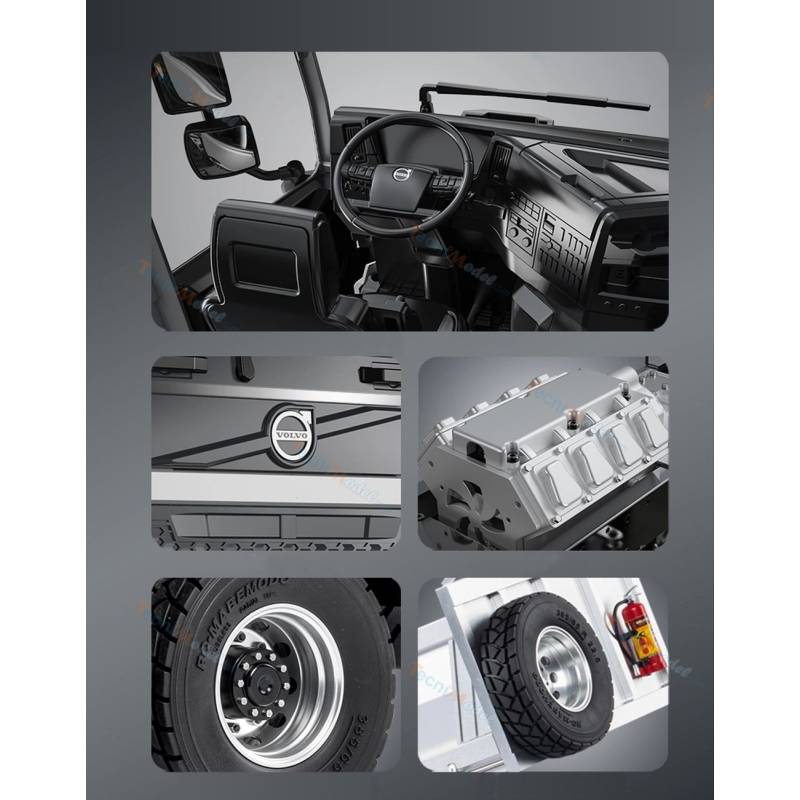 Volvo FMX 6x6 porteur benne RTR 1/14