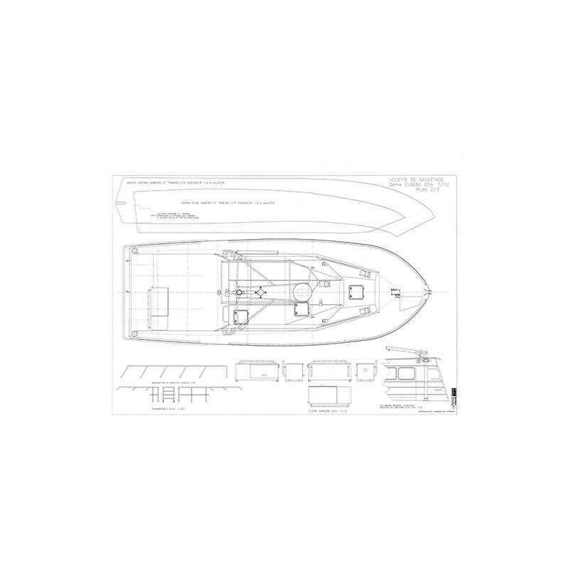 SNS 229 "Côte d'Amour" SAR Boat MRB Blueprints