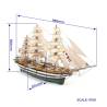 Amerigo Vespucci 1/100 model by OCCRE
