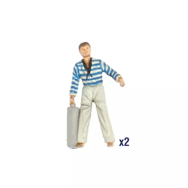 Set of 19 Metal Figures for Model Ships 'Age of Sail Crew': Sailors (1700-1815)