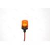 1 Orange beacon Ø12mm flat cap and tubular base