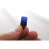 1 Gyrophare bleu Ø12mm cabochon plat base tubulaire
Pistenking KL12-BR