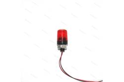 1 Gyrophare rouge Ø12mm cabochon plat M5