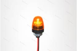Gyrophare orange Ø10mm cabochon arrondi base filetée
Pistenking RX16-OG