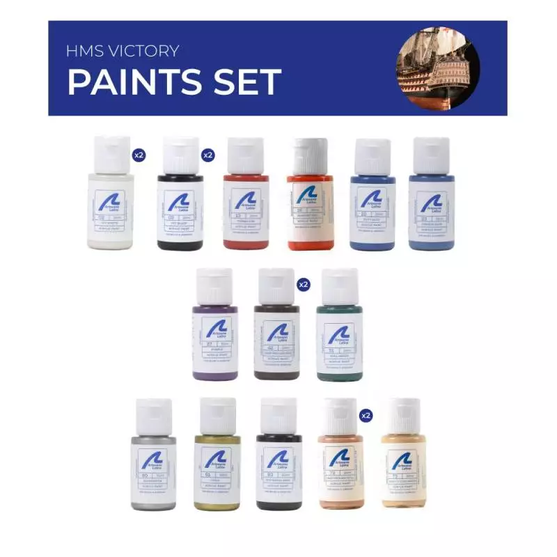 Pack Peinture Acrylique HMS Victory Artesania Latina
