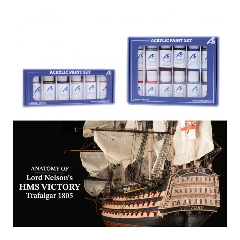 Acrylic Paint Pack HMS Victory Artesania Latina