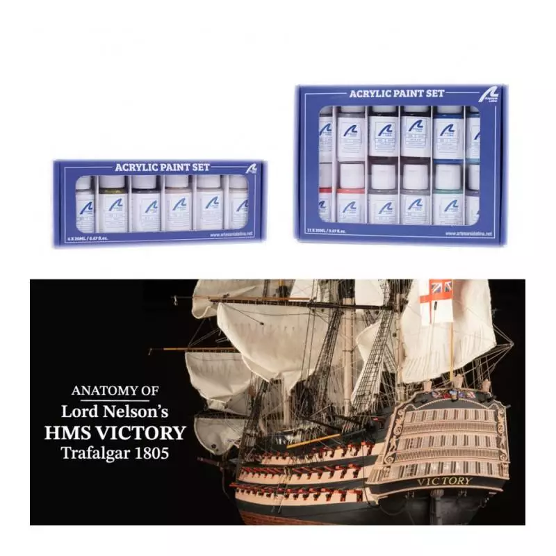Pack Peinture Acrylique HMS Victory Artesania Latina