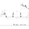 Rear underrun bar for RC rigid truck 1/14 - Lesu H-1306