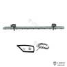 Led bar with white lights and 2 spotlights for back of RC truck cab 1/14 - LESU S-1321