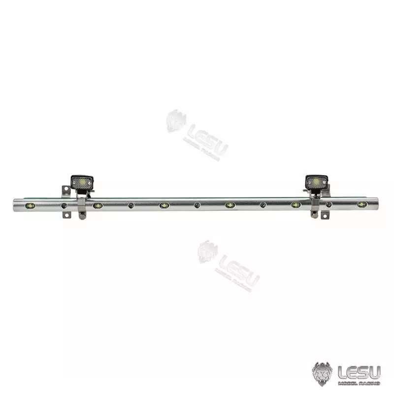 Barre de leds avec veilleuses et 2 projecteurs pour dos de cabine de camion RC 1/14 - LESU S-1321