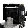 Led bar with white lights and 2 spotlights for back of RC truck cab 1/14 - LESU S-1321