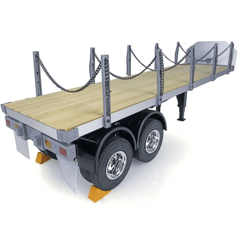 2-axle flatbed trailer for trucks rc Tamiya 1/14