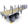 2-axle flatbed trailer for trucks rc Tamiya 1/14