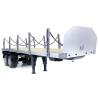 2-axle flatbed trailer for trucks rc Tamiya 1/14