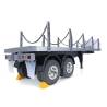 2-axle flatbed trailer for trucks rc Tamiya 1/14